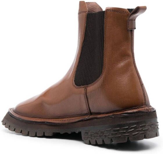 Moma ankle leather boots Brown