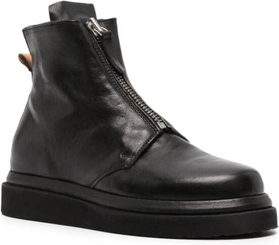 Moma Tronchetto calf leather boots Black