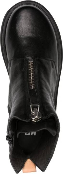 Moma Tronchetto calf leather boots Black