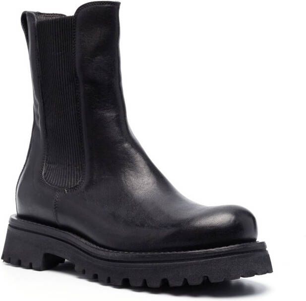 Moma Tronchetto Chelsea ankle boots Black