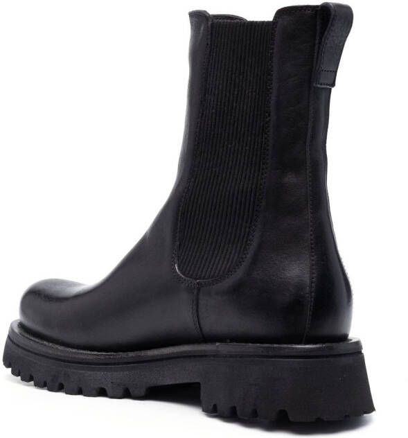 Moma Tronchetto Chelsea ankle boots Black