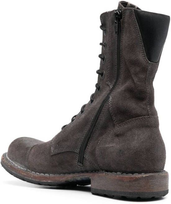 Moma lace-up suede boots Grey