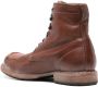 Moma Tronchetto lace-up leather boots Brown - Thumbnail 3