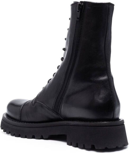 Moma Tronchetto leather ankle boots Black