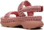 Moncler Belay woven open-toe sandals Pink - Thumbnail 3
