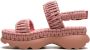 Moncler Belay woven open-toe sandals Pink - Thumbnail 4