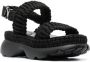 Moncler Belay woven sandals Black - Thumbnail 2