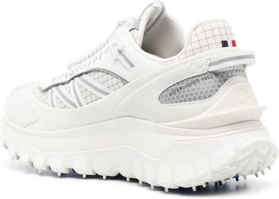 Moncler chunky lace-up sneakers White