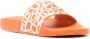 Moncler embossed-logo slides Orange - Thumbnail 2
