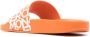 Moncler embossed-logo slides Orange - Thumbnail 3