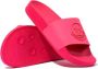 Moncler Enfant Basile logo-embossed slides Pink - Thumbnail 2