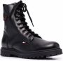 Moncler Enfant lace-up leather boots Black - Thumbnail 2