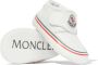 Moncler Enfant logo-appliqué leather pre-walkers White - Thumbnail 4