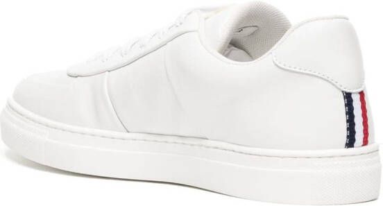 Moncler Enfant logo-patch low-top sneakers White