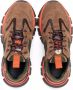 Moncler Enfant logo patch panelled sneakers Brown - Thumbnail 3