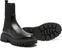 Moncler Enfant Petit Neue 70mm leather ankle boots Black - Thumbnail 2