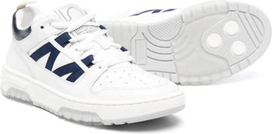 Moncler Enfant Petit Pivot leather sneakers White