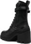 Moncler Envile 80mm leather boots Black - Thumbnail 3