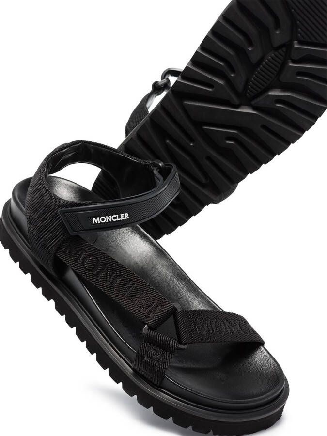 Moncler Flavia flat sandals Black