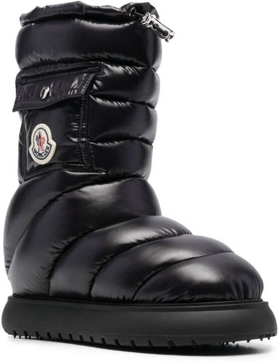 Moncler Gaia padded snow boots Black
