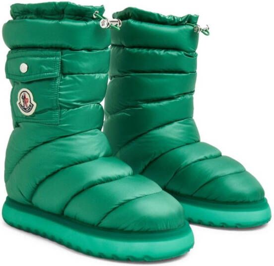 Moncler Gaia padded snow boots Green