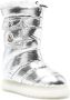 Moncler Gaia Pocket padded laminated boots Silver - Thumbnail 2