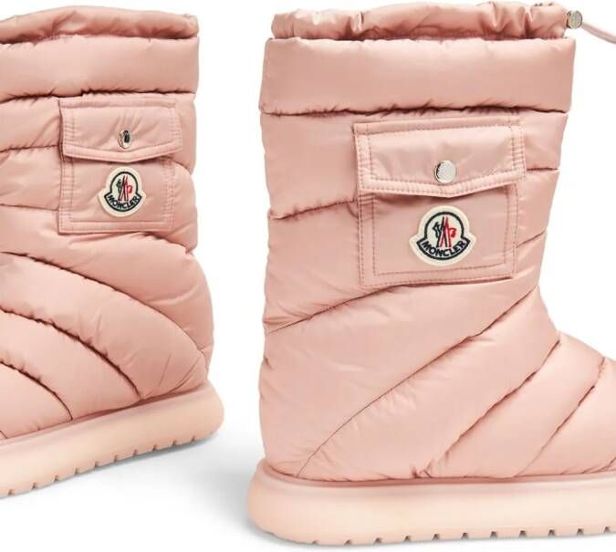 Moncler Gaia Pocket padded snow boots Pink