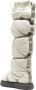 Moncler Gaia quilted knee-high boots Neutrals - Thumbnail 3