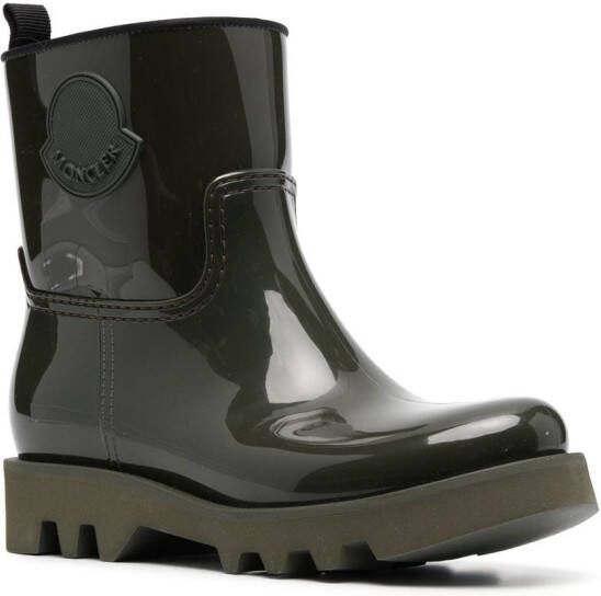 Moncler Ginette rain boots Green