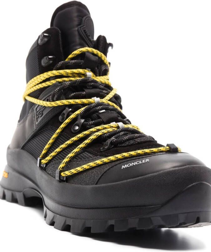 Moncler Glacier lace-up hiking boots Black