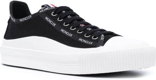 Moncler Glissiere low-top canvas sneakers Black