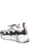 Moncler grosgrain-loop lace-up sneakers White - Thumbnail 3