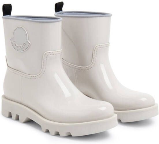 Moncler high-shine finish ankle boots 20H