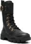 Moncler Larue lace-up leather boots Black - Thumbnail 2