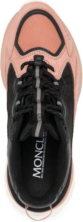 Moncler Lite Runner two-tone sneakers Black