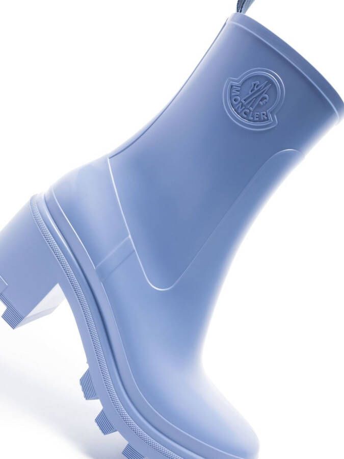 Moncler Loftgrip 75mm chunky rain boots Blue