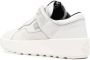 Moncler logo-patch low-top leather sneakers White - Thumbnail 3