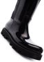Moncler logo-print knee-high boots Black - Thumbnail 2