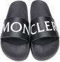 Moncler logo-print slides Black - Thumbnail 4