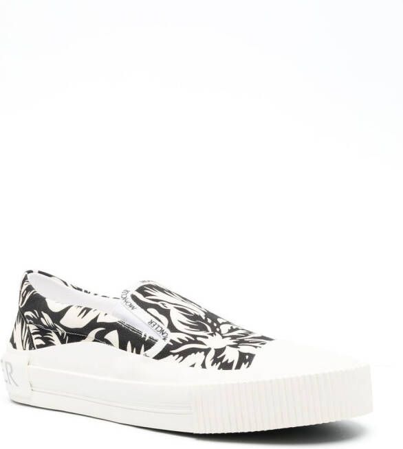 Moncler logo slip-on sneakers White