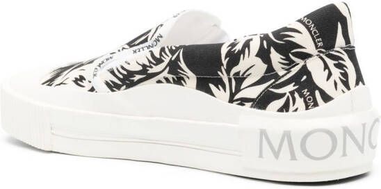 Moncler logo slip-on sneakers White