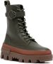 Moncler lug-sole ankle boots Green - Thumbnail 2