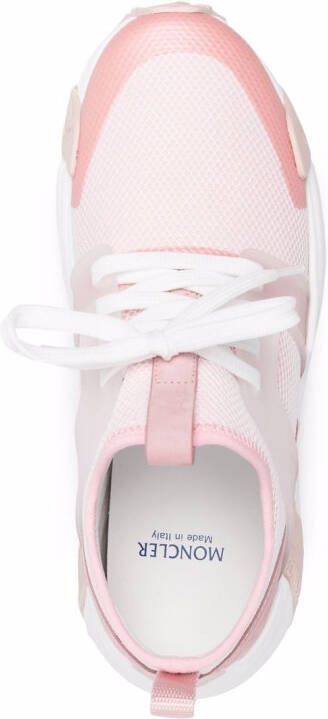 Moncler Lunarove chunky low-top sneakers Pink