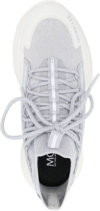 Moncler Monte runner lace-up sneakers Silver