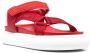 Moncler multi-strap flatform sandal Red - Thumbnail 2