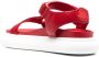 Moncler multi-strap flatform sandal Red - Thumbnail 3