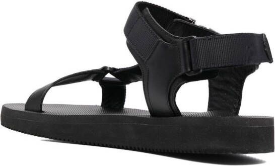 Moncler multi-way strap sandals Black
