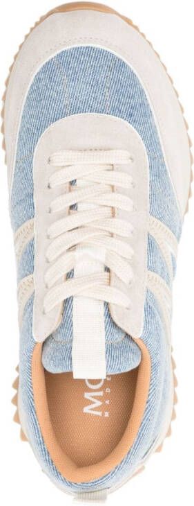 Moncler Pacey denim sneakers Blue