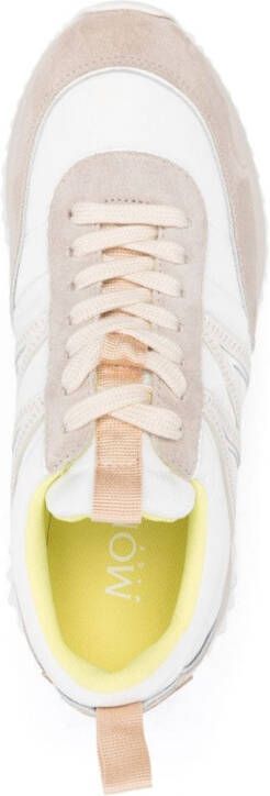 Moncler Pacey logo-patch sneakers White