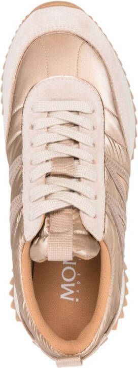 Moncler Pacey padded sneakers Neutrals